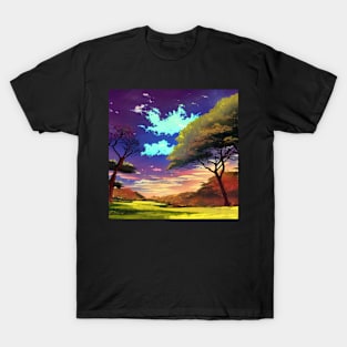 Anime Style Landscape T-Shirt